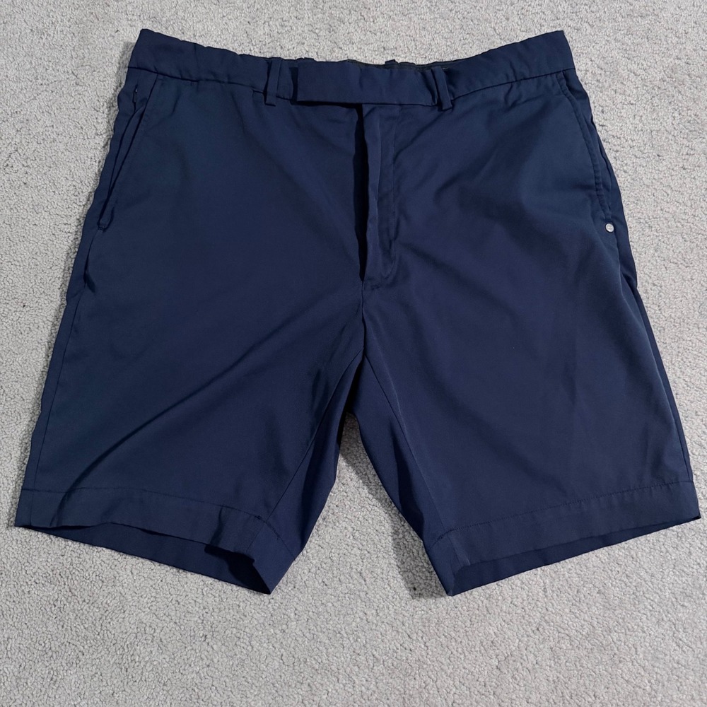 RLX Ralph Lauren Golf Shorts Mens 34 Navy Blue Tailored Fit Performance